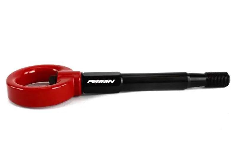 Perrin 18-19 Subaru Crosstrek Tow Hook Kit (Rear) - Red 