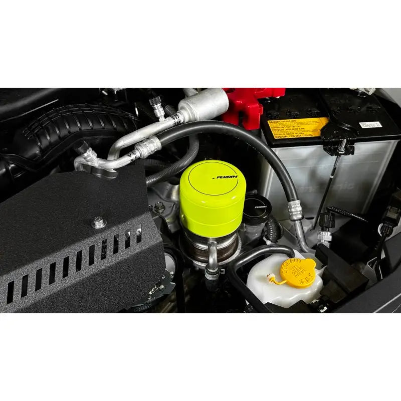 Perrin Performance PSP-ENG-716NY Perrin 2015+ Subaru WRX/STI Oil Filter Cover - Neon Yellow