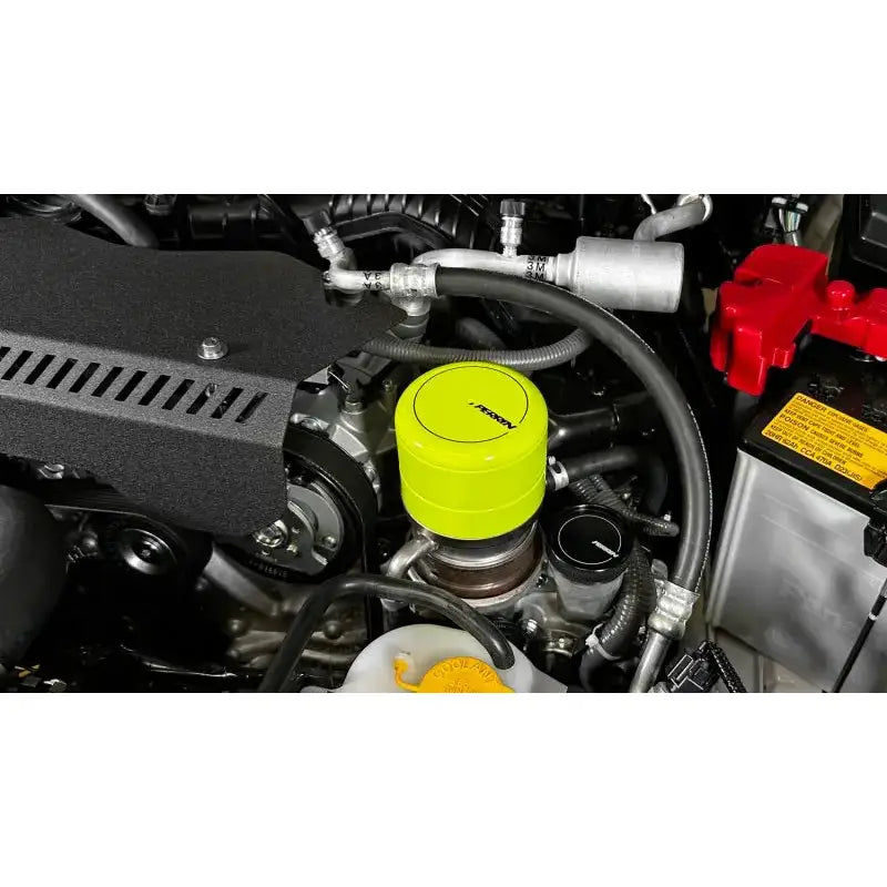 Perrin 2015 + Subaru WRX/STI Oil Filter Cover - Neon Yellow - Truck & Automotive