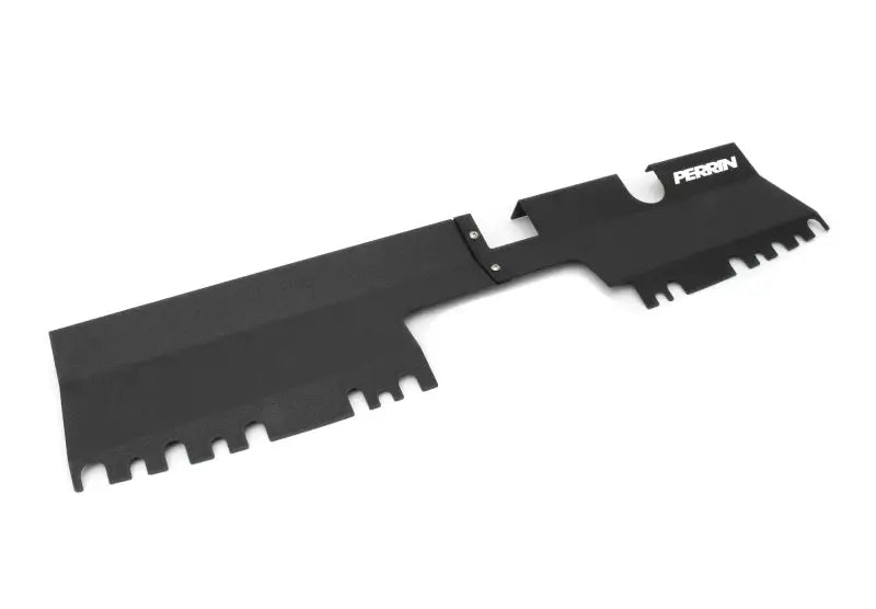 Perrin 2015 WRX/STi black radiator shroud with durable finish.