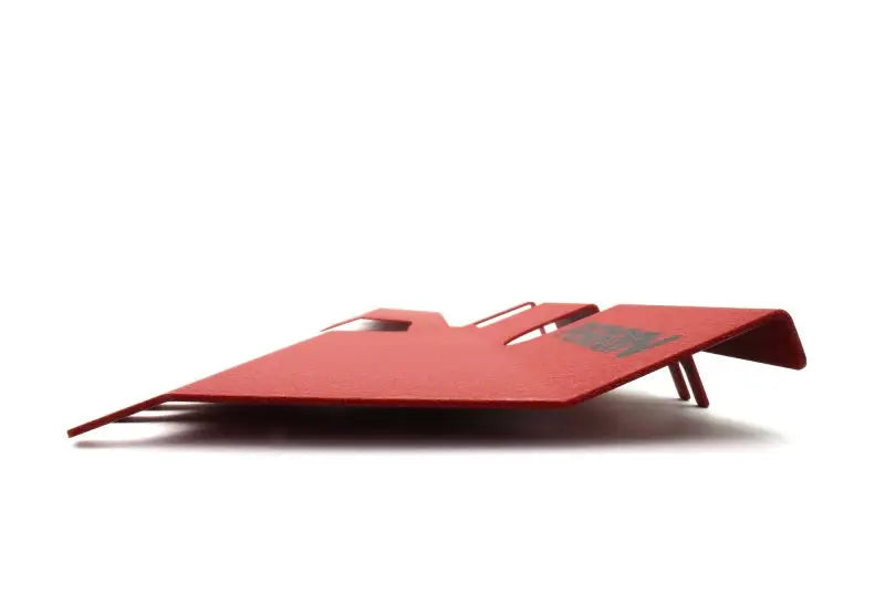 Perrin 2015 WRX/STi Red Radiator Shroud, stylish and durable red finish, enhancing engine bay appearance.