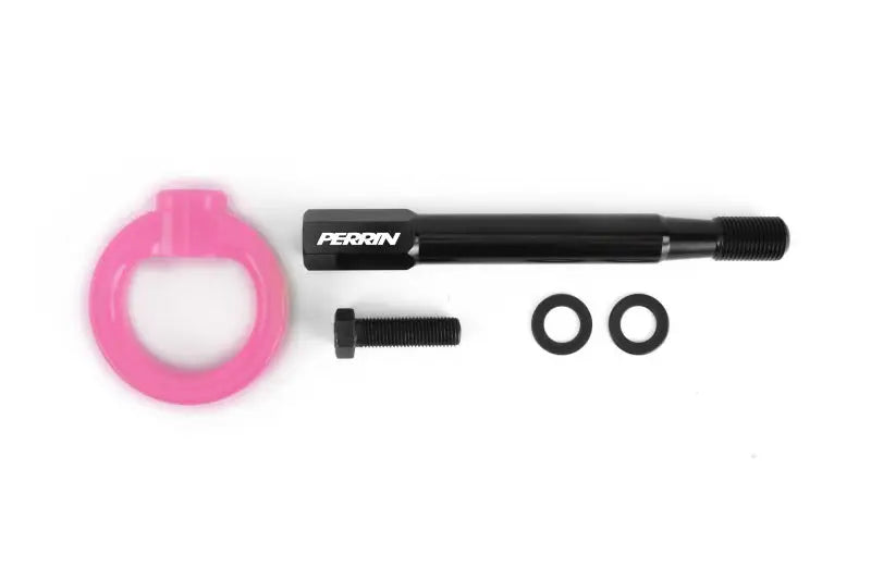 Perrin 2022 + BRZ/GR86 Tow Hook Kit (Front) - Hyper Pink