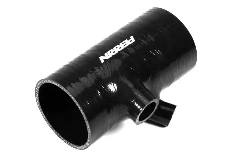 Perrin 2022 + Subaru WRX Black 3in Turbo Inlet Hose w/ Nozzle (Short) - Fabrication