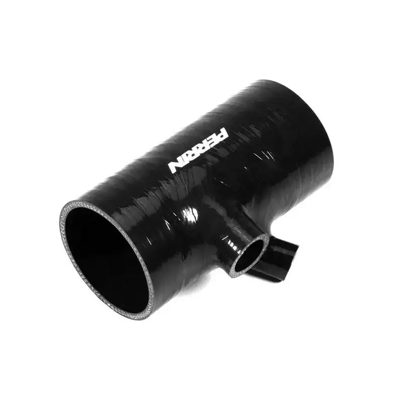 Perrin 2022 + Subaru WRX Black 3in Turbo Inlet Hose w/ Nozzle (Short) - Fabrication