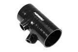 Perrin 2022 + Subaru WRX Black 3in Turbo Inlet Hose w/ Nozzle (Short) - Fabrication