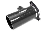 Perrin 2022 + Subaru WRX Black 3in Turbo Inlet Hose w/ Nozzle (Short) - Fabrication