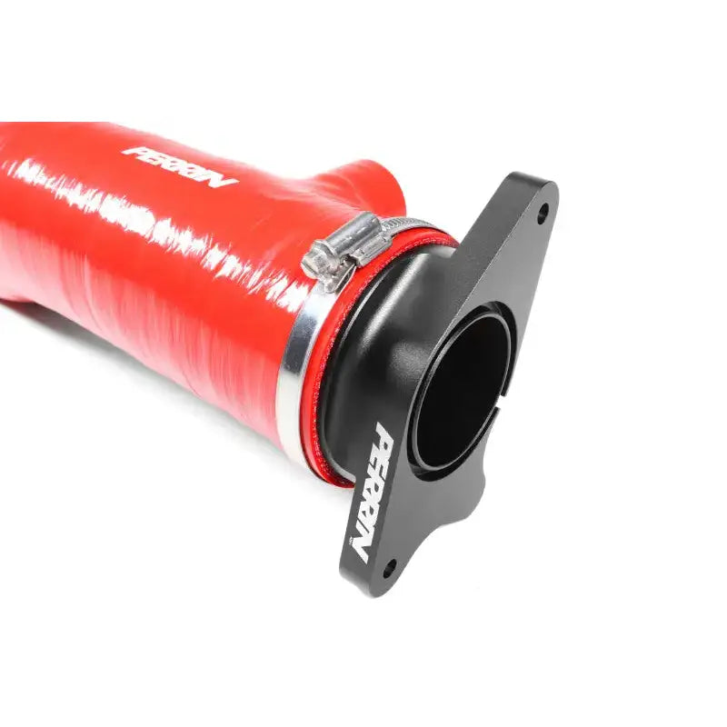 Perrin 2022 + Subaru WRX Red 3in Turbo Inlet Hose w/ Nozzle - Fabrication