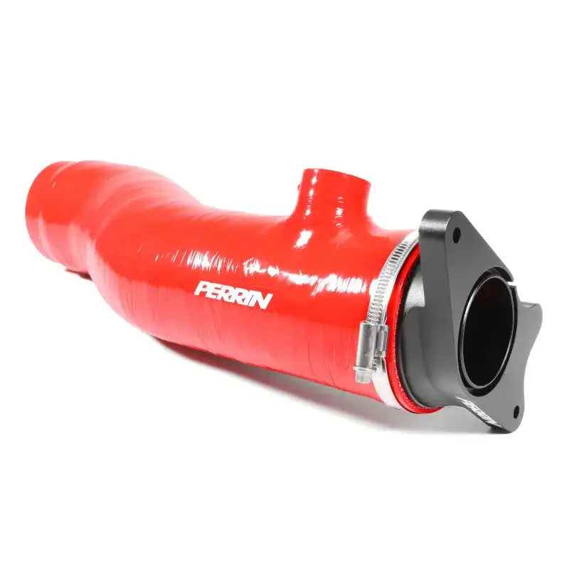 Perrin 2022 + Subaru WRX Red 3in Turbo Inlet Hose w/ Nozzle - Fabrication