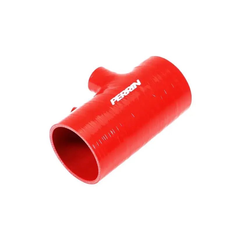 Perrin 2022 + Subaru WRX Red 3in Turbo Inlet Hose w/ Nozzle (Short) - Fabrication