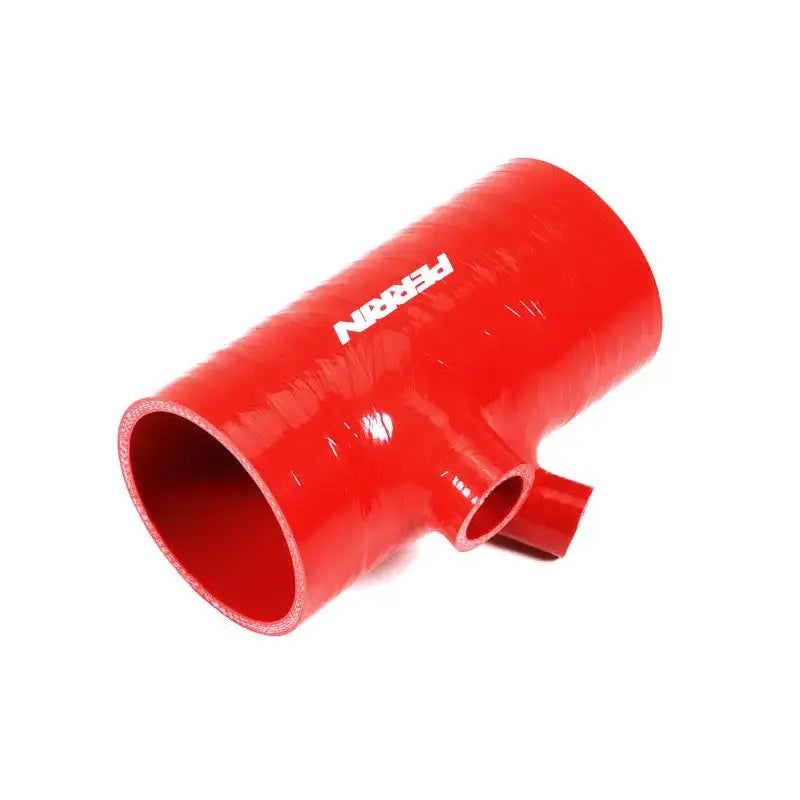 Perrin 2022 + Subaru WRX Red 3in Turbo Inlet Hose w/ Nozzle (Short) - Fabrication