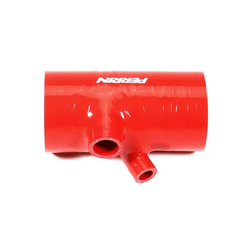 Perrin 2022 + Subaru WRX Red 3in Turbo Inlet Hose w/ Nozzle (Short) - Fabrication