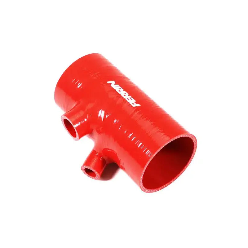 Perrin 2022 + Subaru WRX Red 3in Turbo Inlet Hose w/ Nozzle (Short) - Fabrication