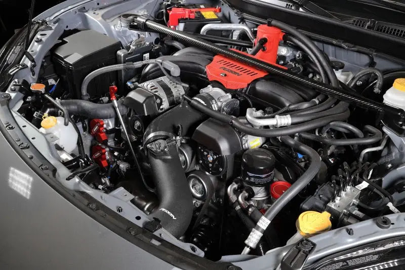 Perrin 22-23 Subaru BRZ/Toyota GR86 Silicone Inlet Hose (3in. ID / SS Wire) - Black - Truck & Automotive