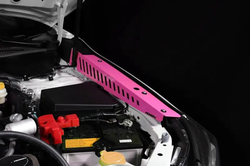 Perrin 22-23 Subaru WRX Fender Shroud Set - Hyper Pink - Truck & Automotive