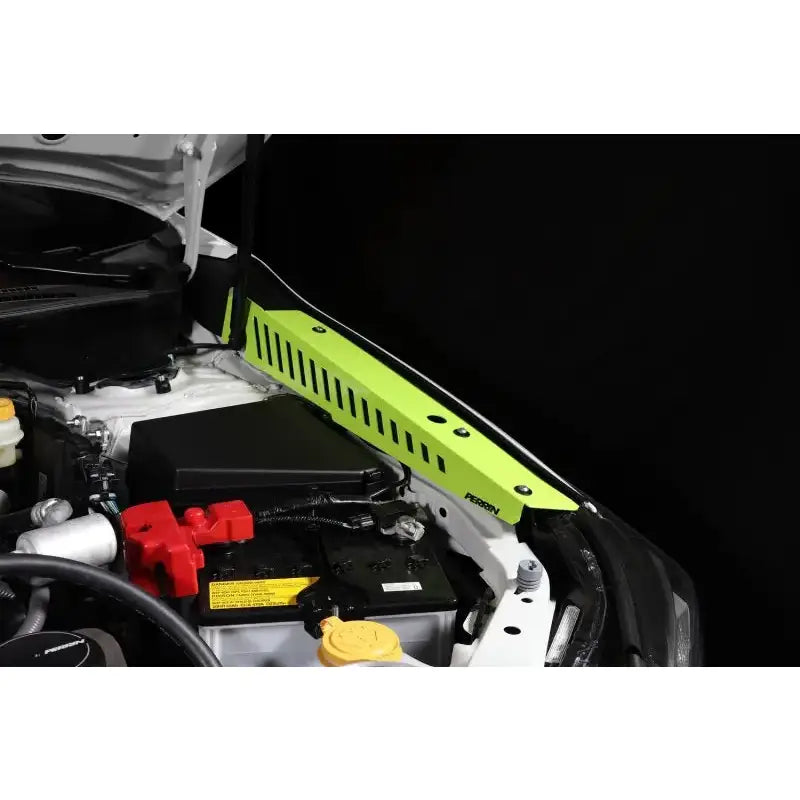 Perrin 22-23 Subaru WRX Fender Shroud Set - Neon Yellow - Exterior Styling