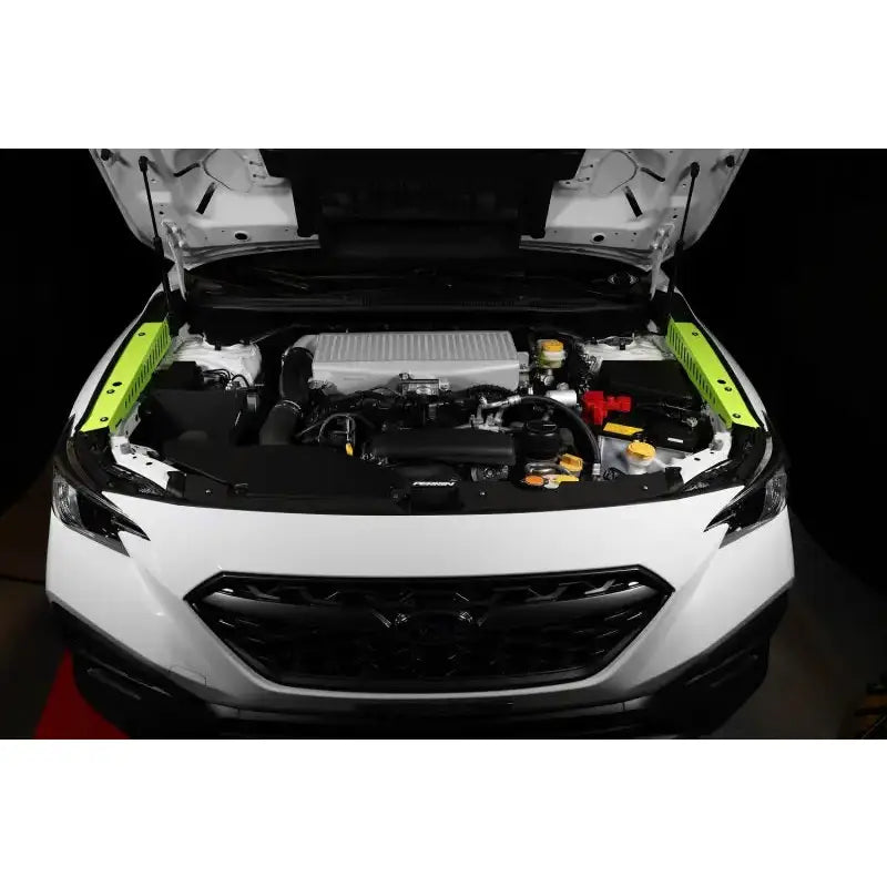 Perrin 22-23 Subaru WRX Fender Shroud Set - Neon Yellow - Exterior Styling