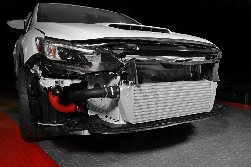 Perrin 22-23 Subaru WRX Front Mount Intercooler Kit (Black Tubes & Silver Core) - Truck Automotive