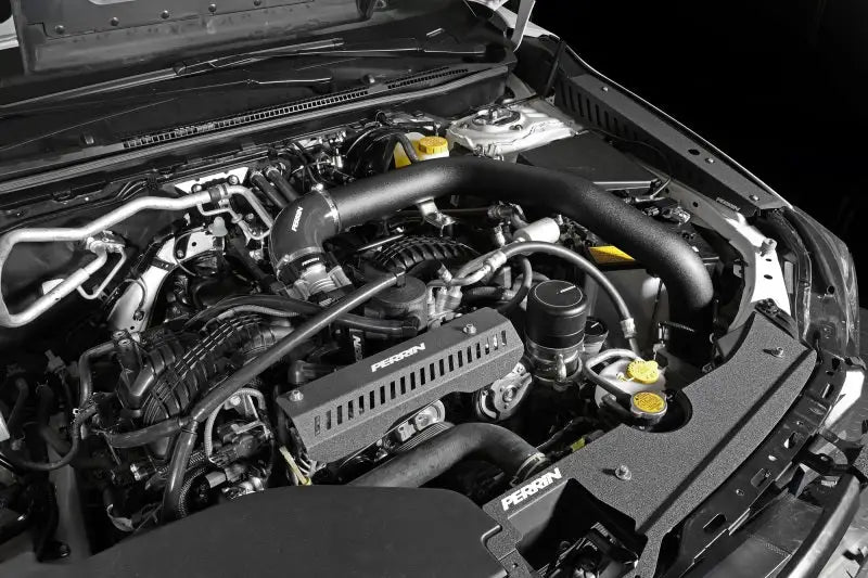 Perrin 22-23 Subaru WRX Front Mount Intercooler Kit (Black Tubes & Silver Core) - Truck Automotive