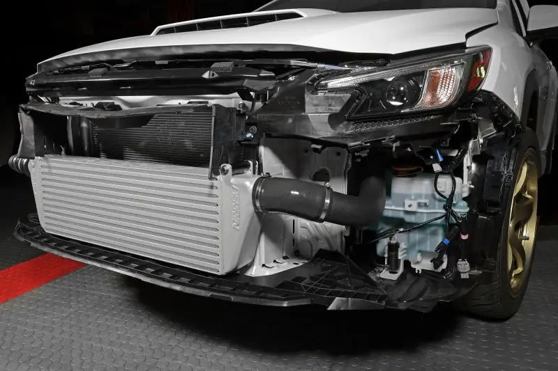 Perrin 22-23 Subaru WRX Front Mount Intercooler Kit (Black Tubes & Silver Core) - Truck Automotive