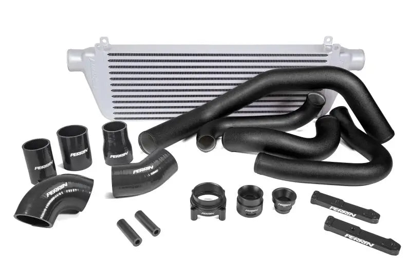 Perrin 22-23 Subaru WRX Front Mount Intercooler Kit (Black Tubes & Silver Core) - Truck Automotive