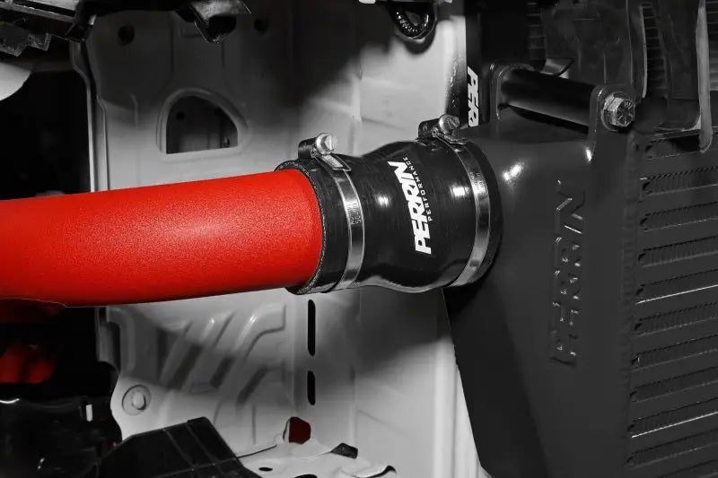 Perrin 22-23 Subaru WRX Front Mount Intercooler Kit (Red Tubes & Black Core) - Truck Automotive