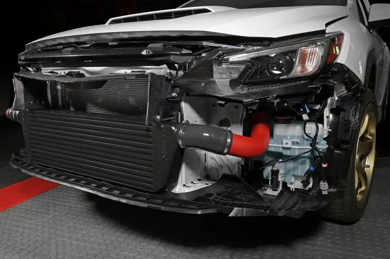 Perrin 22-23 Subaru WRX Front Mount Intercooler Kit (Red Tubes & Black Core) - Truck Automotive