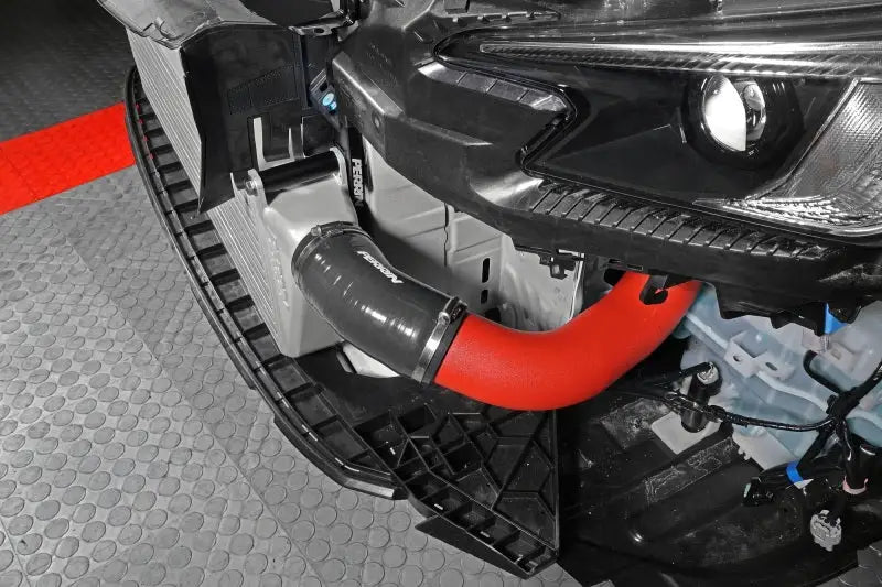 Perrin 22-23 Subaru WRX Front Mount Intercooler Kit (Red Tubes & Silver Core) - Truck Automotive