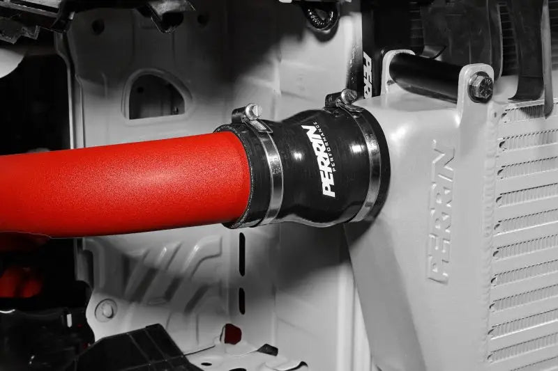Perrin 22-23 Subaru WRX Front Mount Intercooler Kit (Red Tubes & Silver Core) - Truck Automotive