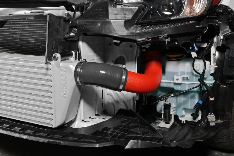 Perrin 22-23 Subaru WRX Front Mount Intercooler Kit (Red Tubes & Silver Core) - Truck Automotive