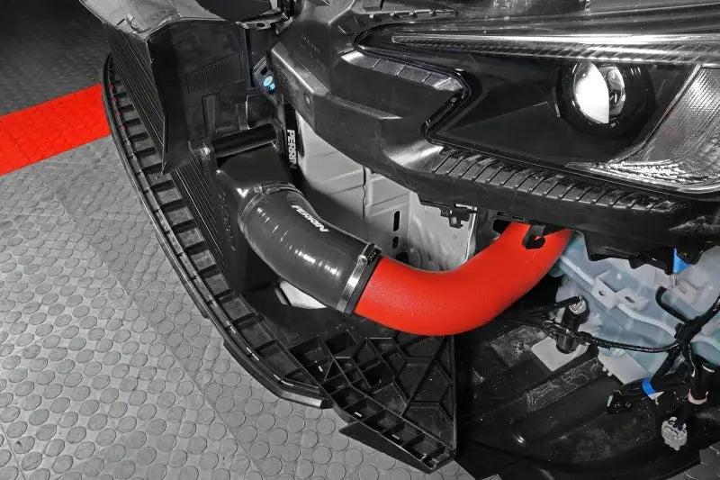Perrin 22-23 Subaru WRX Front Mount Intercooler Kit (Red Tubes & Black Core) - Truck Automotive