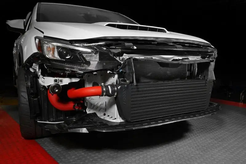 Perrin 22-23 Subaru WRX Front Mount Intercooler Kit (Red Tubes & Black Core) - Truck Automotive