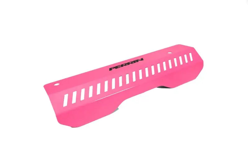 Perrin 22-23 Subaru WRX Pulley Cover (Short Version - Works w/AOS System) - Hyper Pink - Truck & Automotive