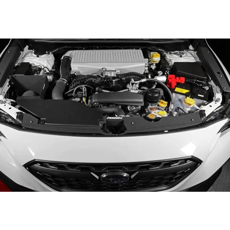 Perrin Performance PSP-ENG-513BK Perrin 22-23 Subaru WRX Radiator Shroud - Black Wrinkle