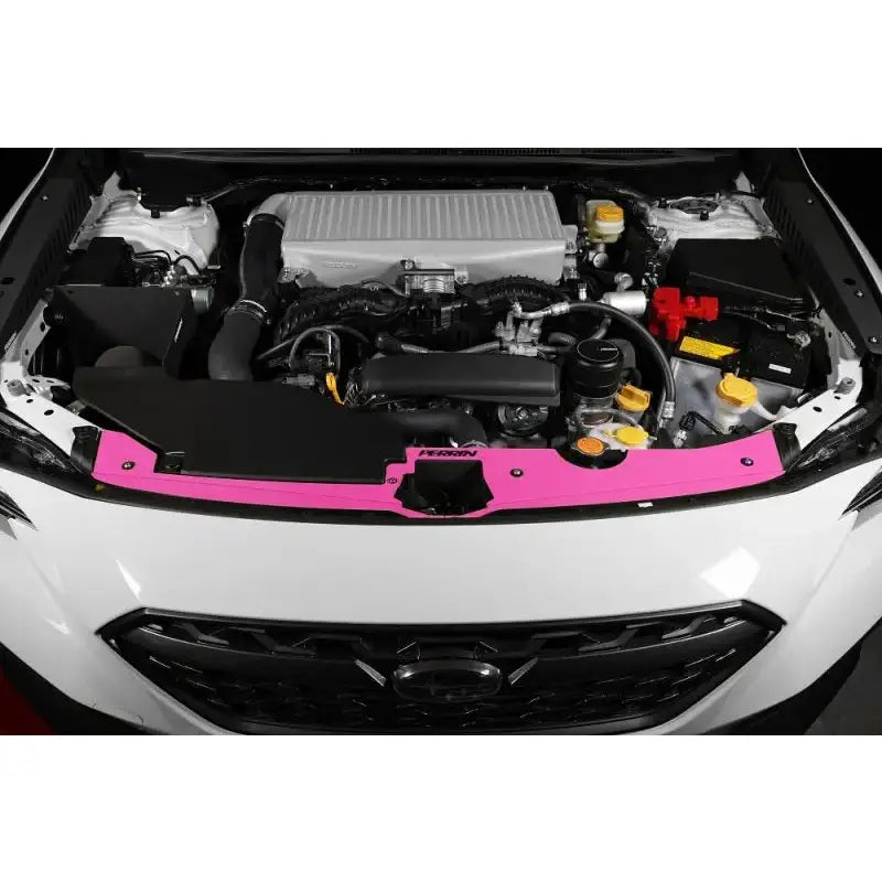 Perrin 22-23 Subaru WRX Radiator Shroud - Hyper Pink - Truck & Automotive