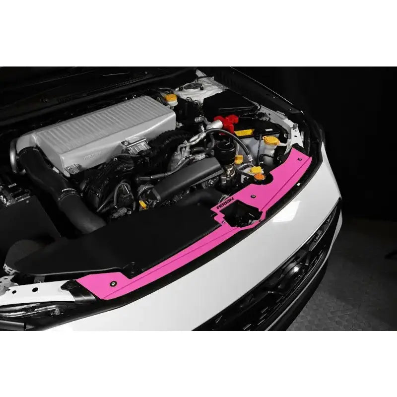 Perrin 22-23 Subaru WRX Radiator Shroud - Hyper Pink - Truck & Automotive