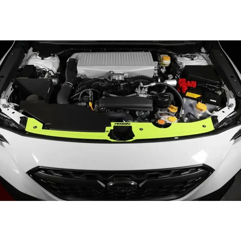 Perrin 22-23 Subaru WRX Radiator Shroud - Neon Yellow - Truck & Automotive