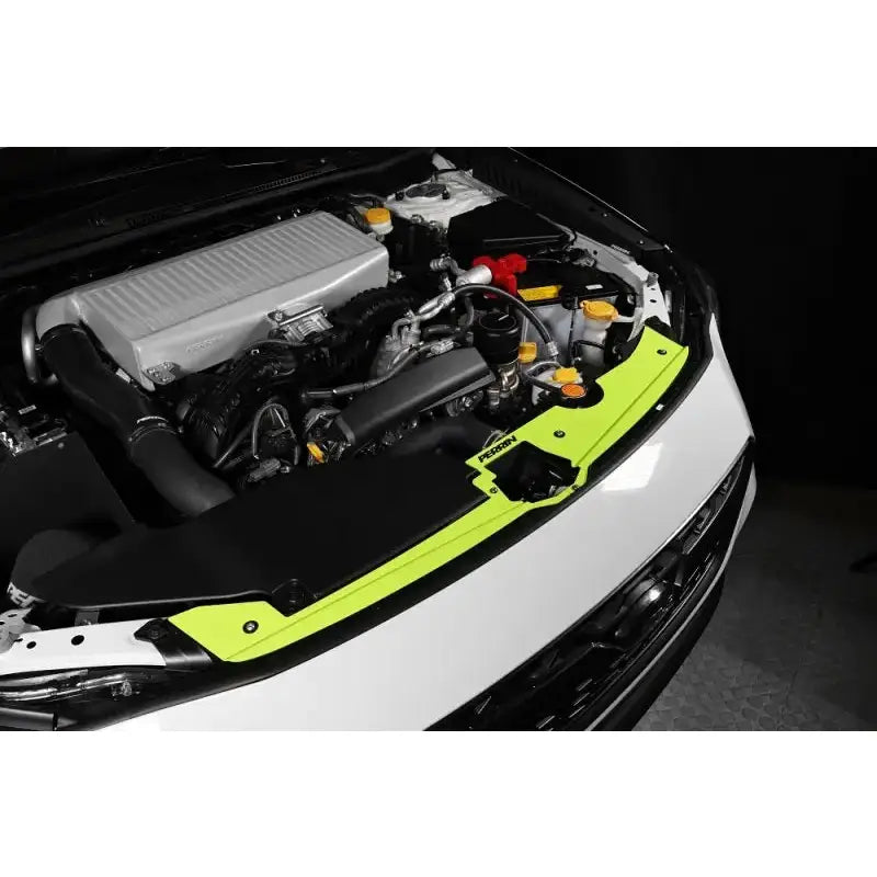Perrin 22-23 Subaru WRX Radiator Shroud - Neon Yellow - Truck & Automotive
