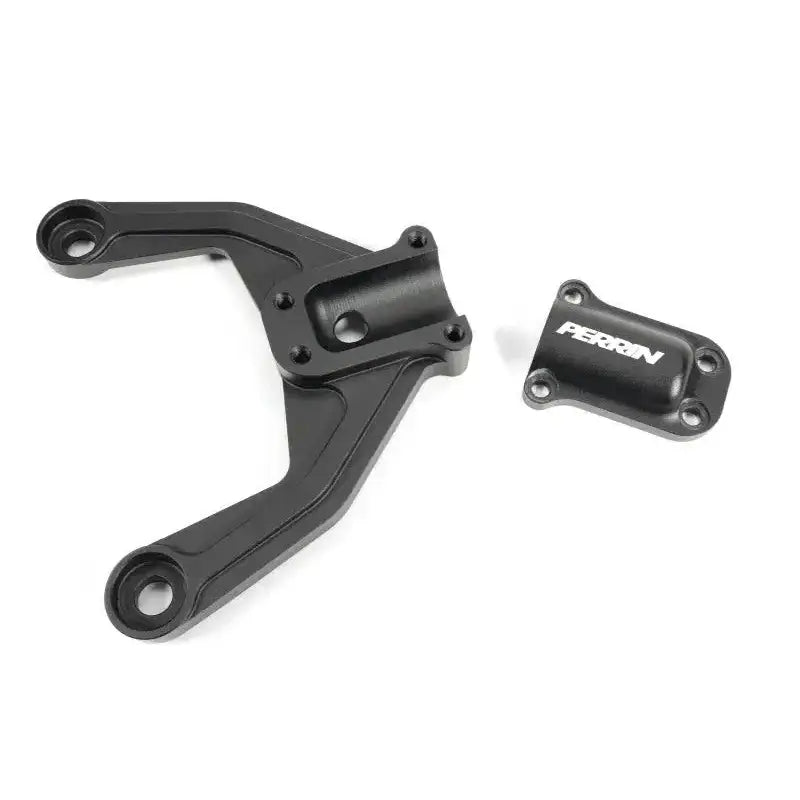 Perrin 22-23 Subaru WRX Rear Shock Tower Brace in striking neon yellow, enhancing RV, automotive, powersports, off-road, marine, exterior, truck accessories, interior, truck bed, and RV parts. Performance, Suspension, AVADA - Best Sellers, Suspension, Strut Bars