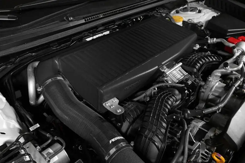 Perrin 22-23 Subaru WRX Top Mount Intercooler (TMIC) - Black - Truck & Automotive