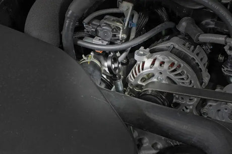 Perrin Subaru Dipstick Handle Round Style - Black - Truck & Automotive