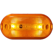 Oval amber LED light from Peterson Mfg 35A-MV-BT2 for peterson mfg 125’x2’ bt2