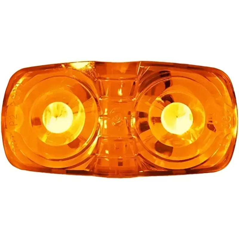 Peterson Mfg 38A-MV-BT2 Led M/C Pc Mv Rect Dbl Bulls-Eye 4’ - Clearance Light