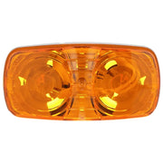 Peterson MFG Limited Lifetime Warranty Clearance Light 38A-MV - Led Rect Dbl Bulls-EYE X2