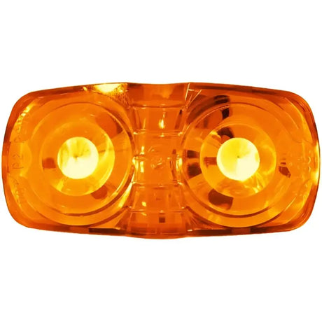 Peterson Mfg M38A-MV Rect Dbl Amber Bulb Light for Motorcycle or vehicle upgrade