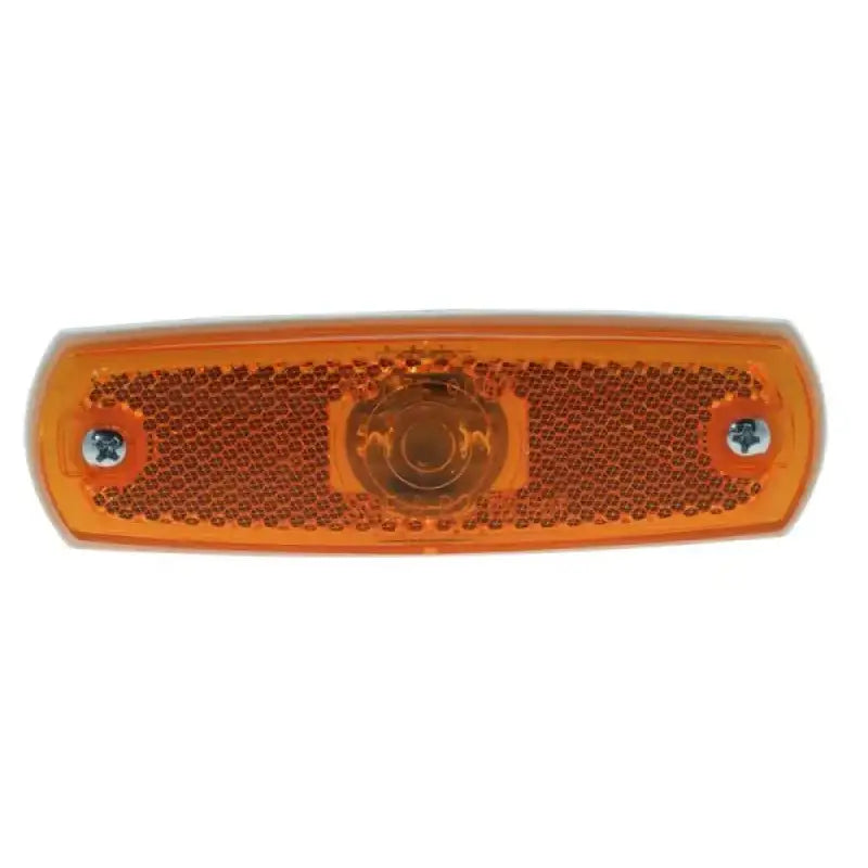 Amber rectangular reflector with mounting screws for Peterson Mfg V35A-BT2 Led Light