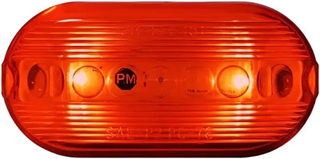 Peterson Mfg V35R-BT2 LED oblong red marker light for trucks and vehicles