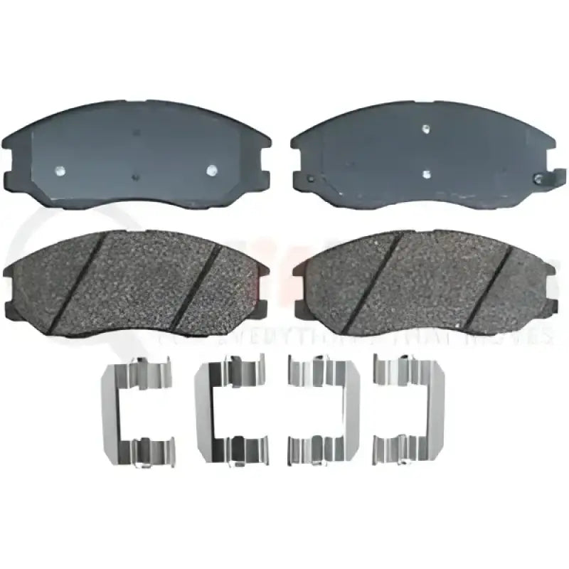 Automotive disc brake pad set for PGD1097C brakes PGD ceramic featuring high-performance materials