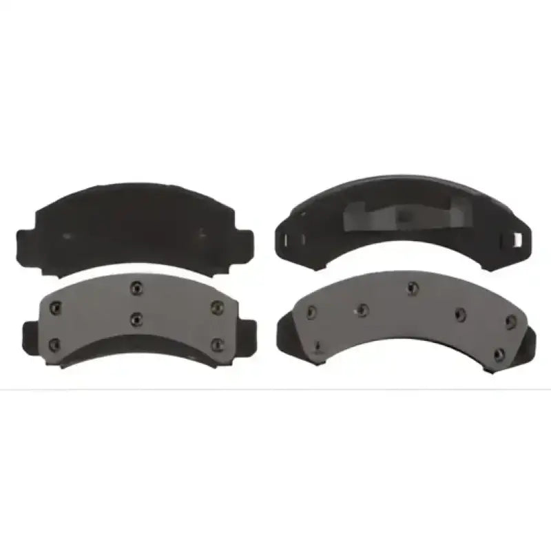 Four curved brake pads for PGD249M R/M disc brake set, high-quality disc brake parts