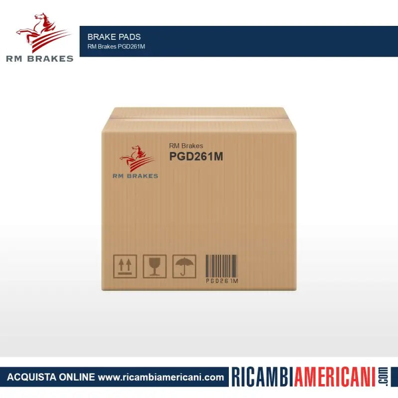PGD261M R/M Brakes Brake Pads - Pad