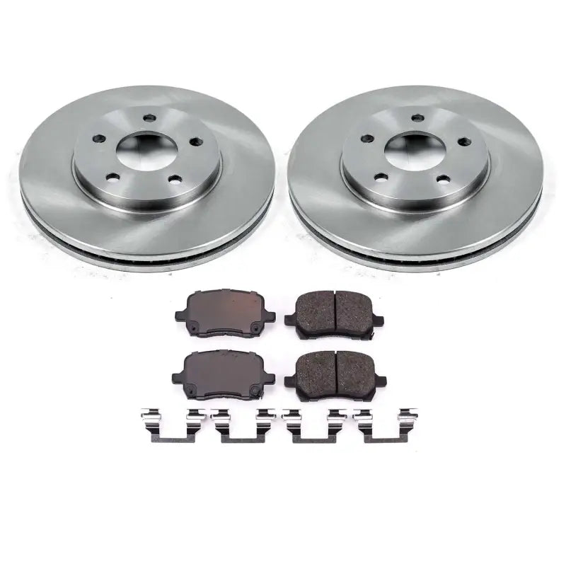Car brakes disc pad PGD753M showing rotors, pads, hardware for smooth stopping